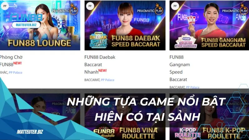 PP PalaceHot – Trải nghiệm casino trực tuyến sôi động 3 Những tựa game nổi bật hiện có tại sảnh Casino PP PalaceHot